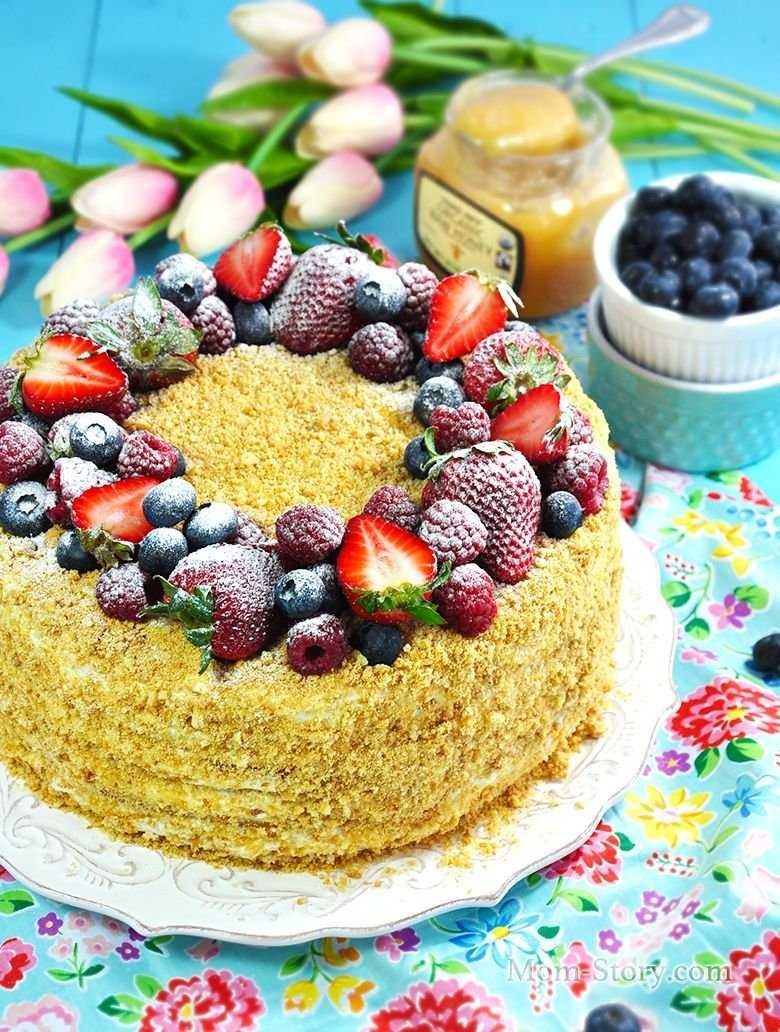 Торт медовик с кремом чиз