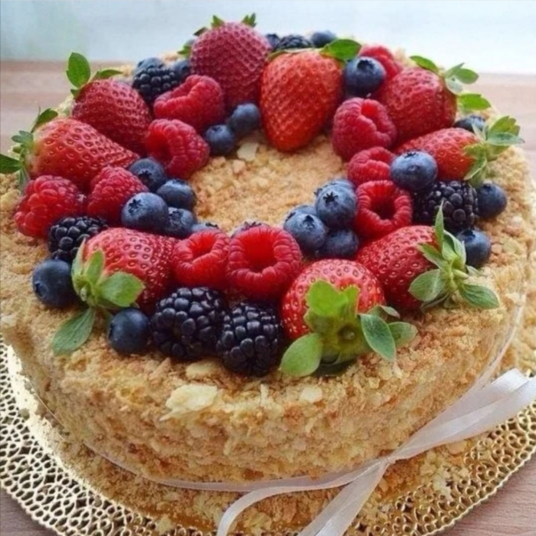 Торт медовик Карамельный