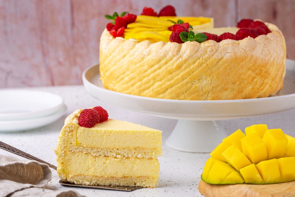 Меренговые торт манго маракуйя