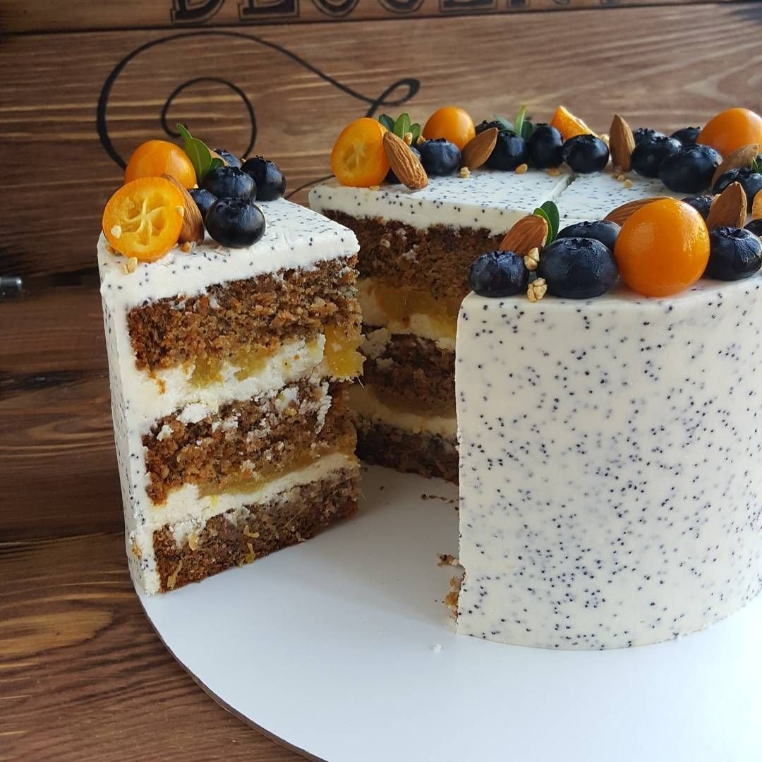 Торт медовик с кремом чиз