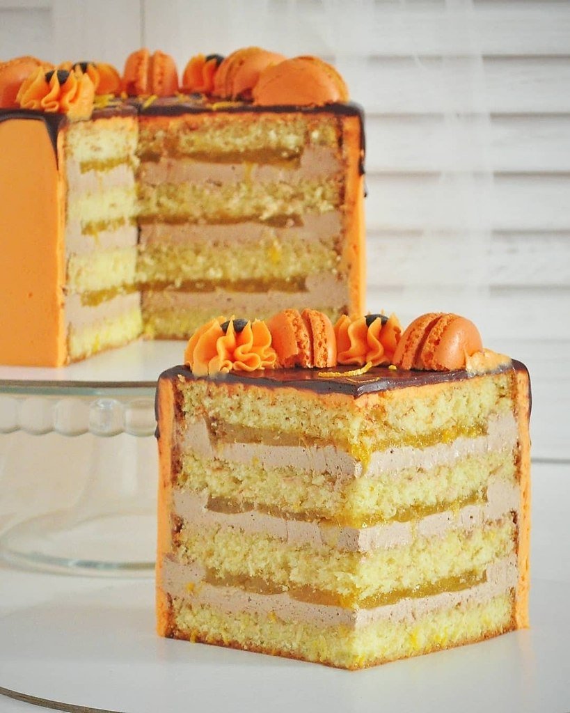 Торт манго маракуйя