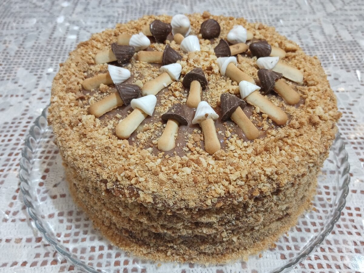 Медовый торт фигурный