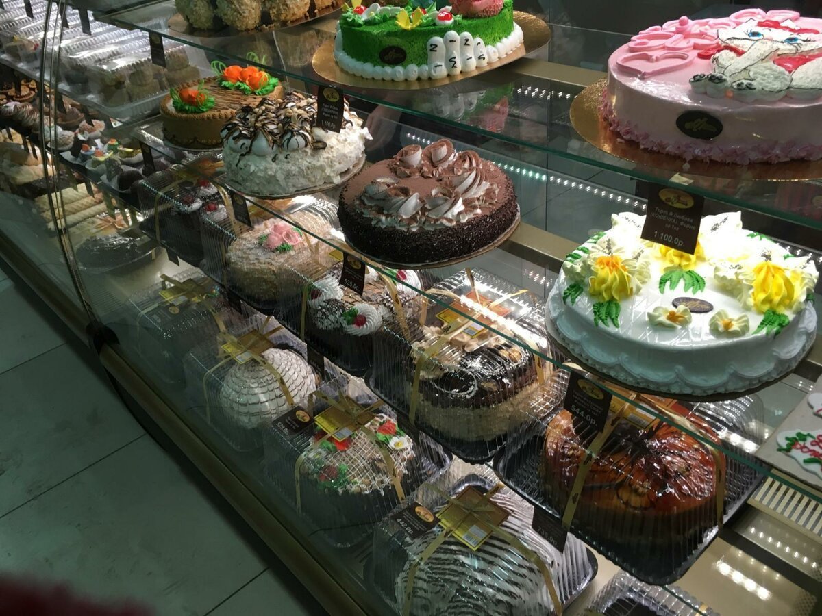 Выкладка кондитерских изделий