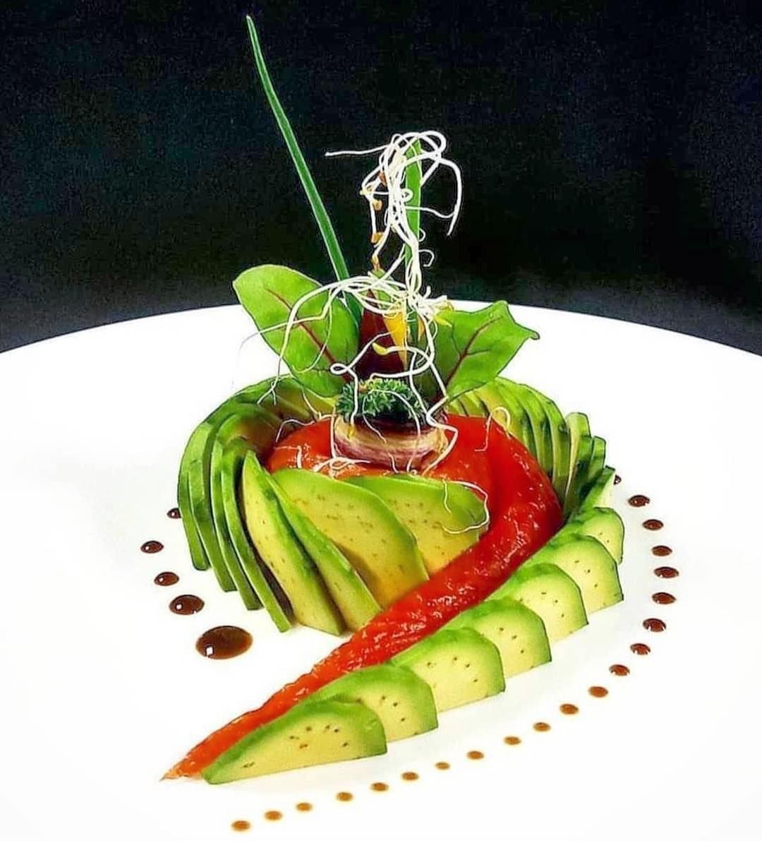 Красивая нарезка овощей и фруктов