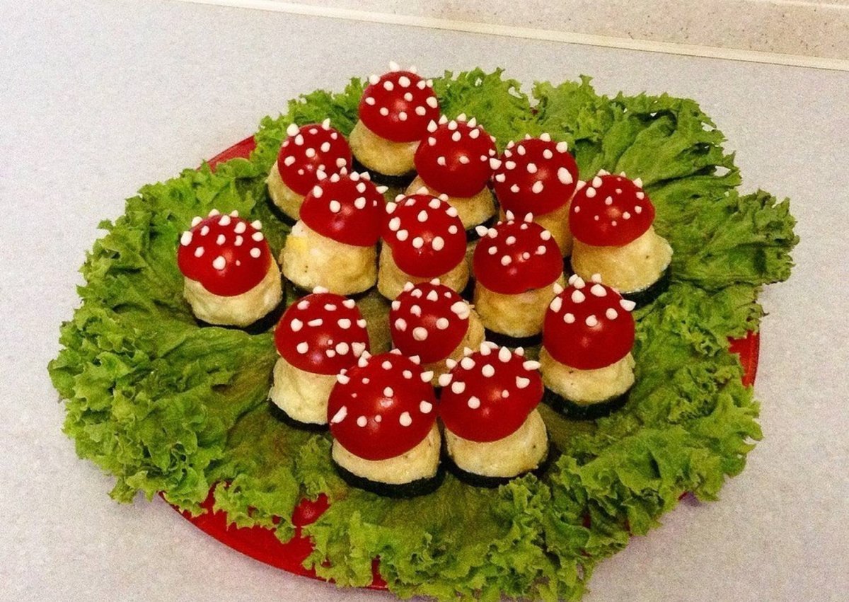 Тосты с печенью трески