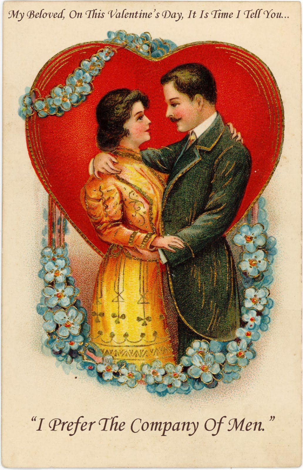 Валентинки 1910 годов