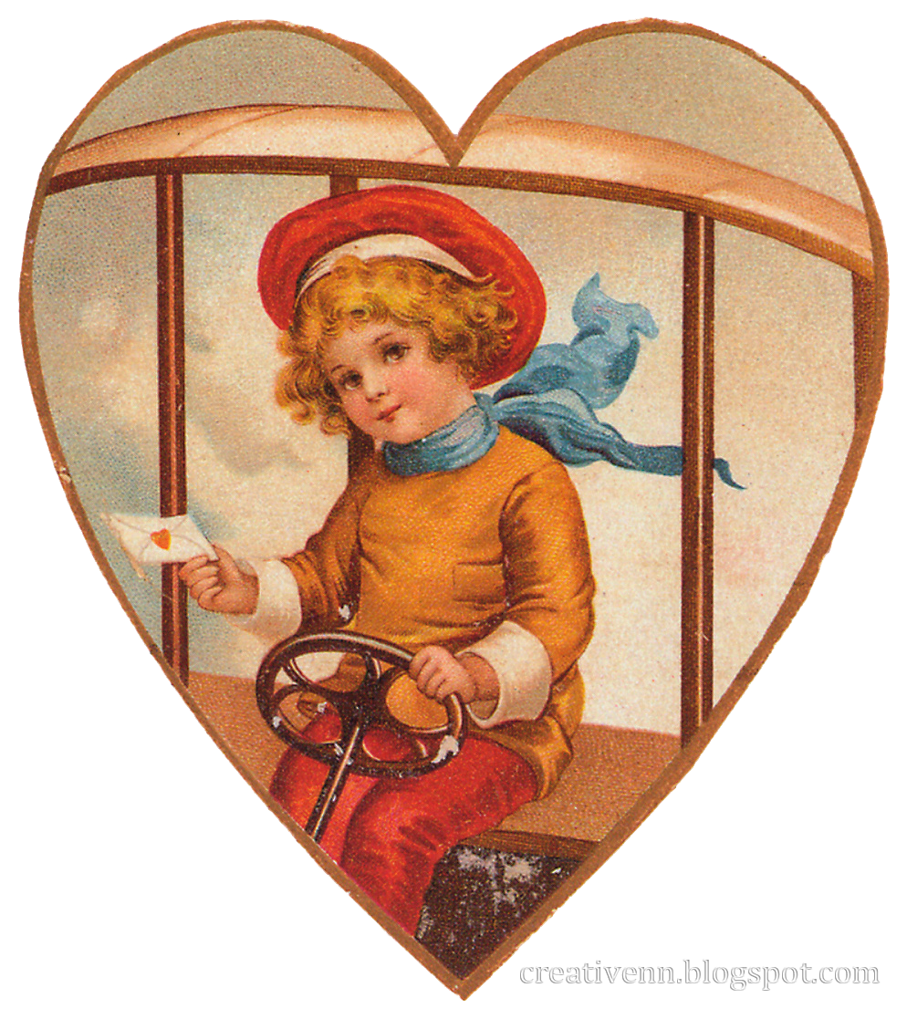 Валентинка Винтажная