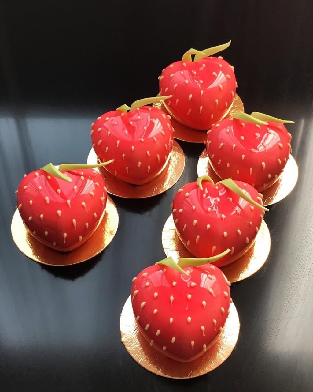 Торт в виде сердца