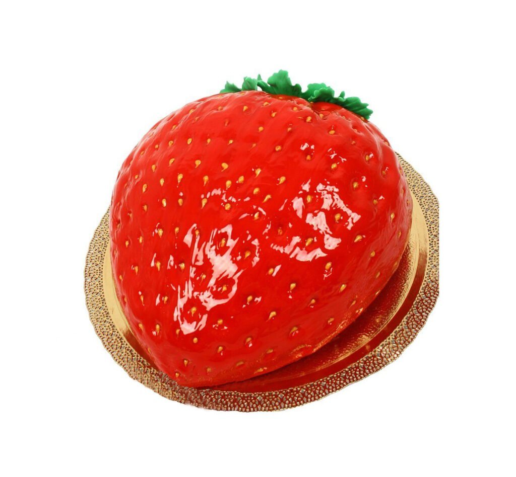 Торт с сердечками