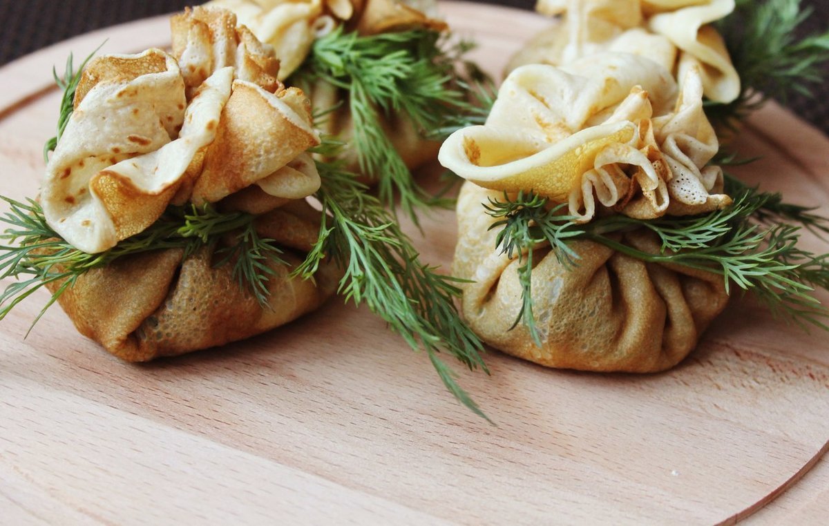 Закуска из блинов