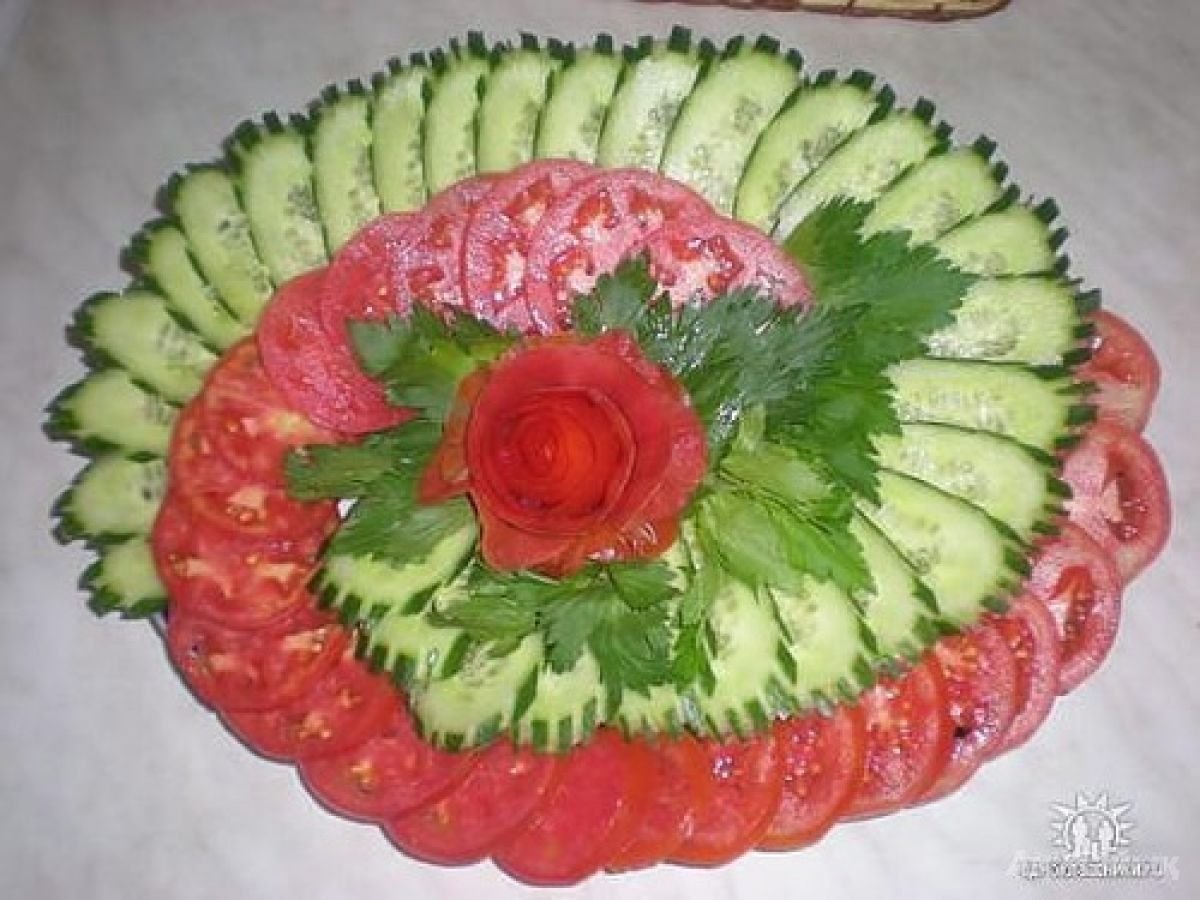 Карвинг огурец