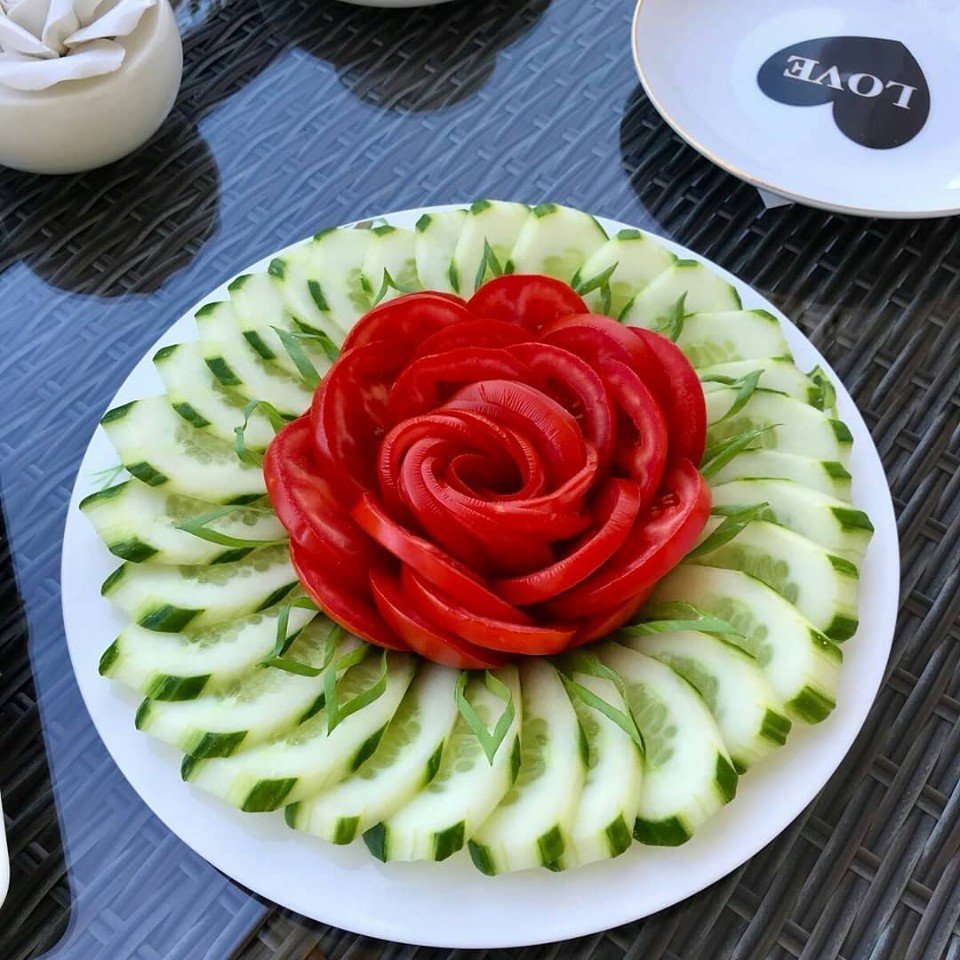 Украшения из фруктов