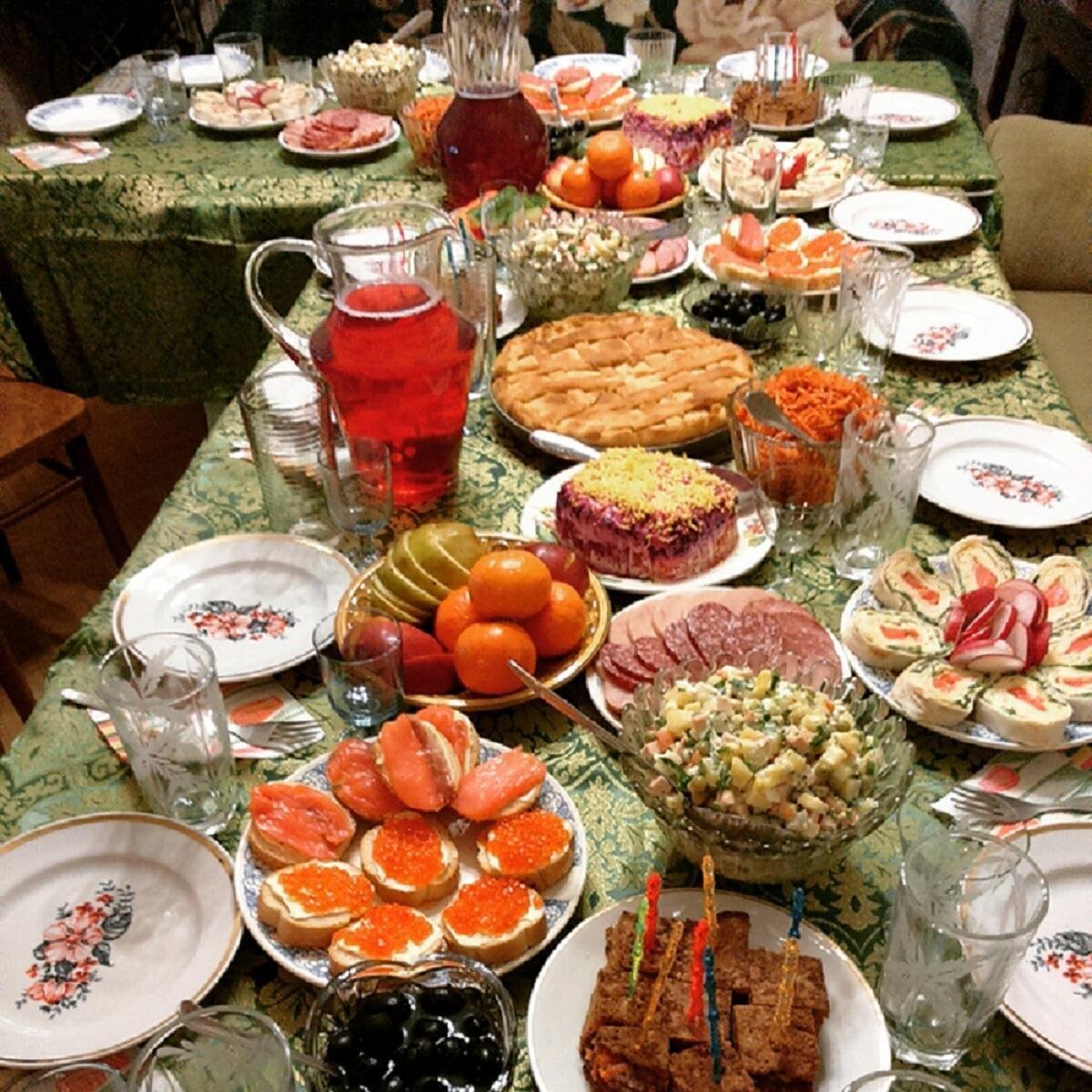 Холодные закуски на праздничный стол