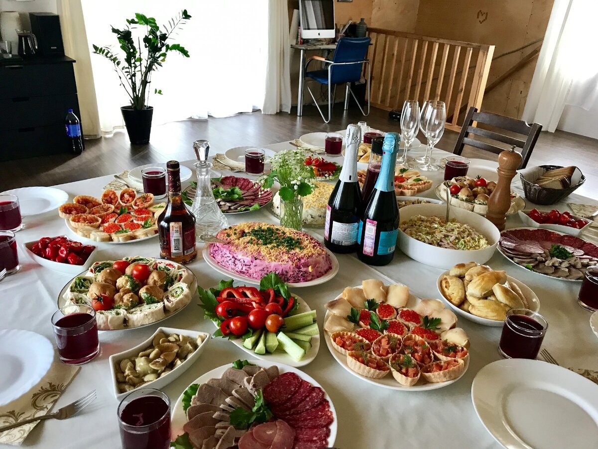 Меню на день рождения ребенка