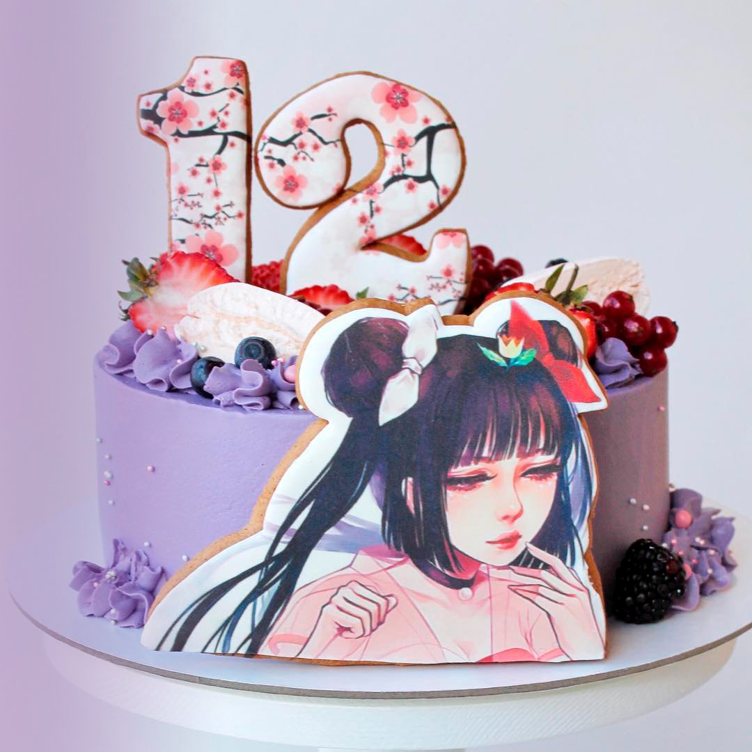 Торт аниме