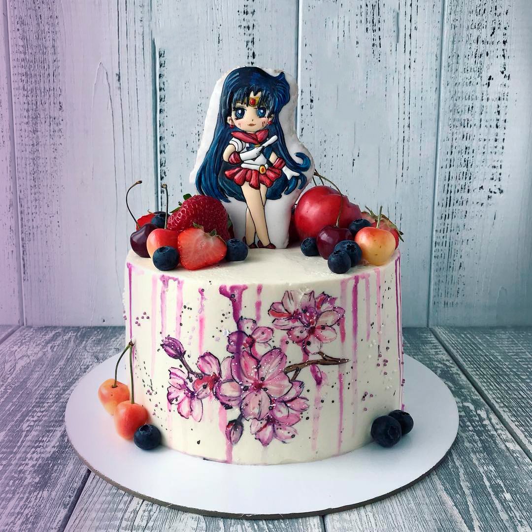 Торт аниме Геншин инпактт