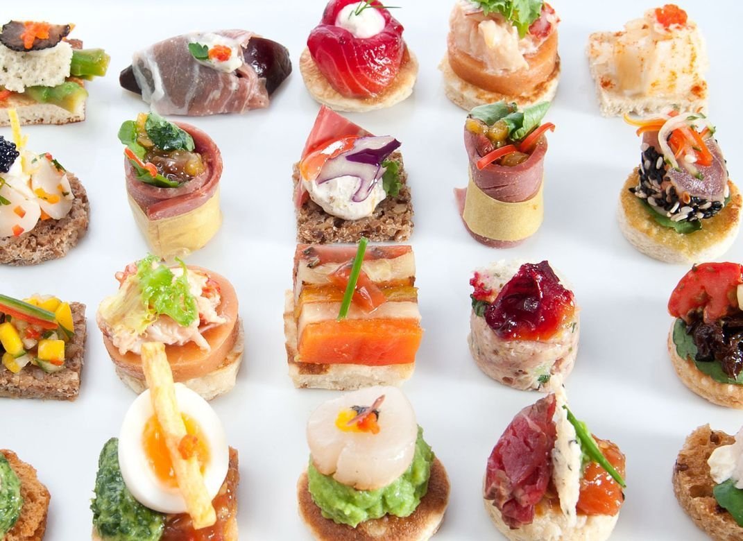 Канапе фингер фуд ово лакто