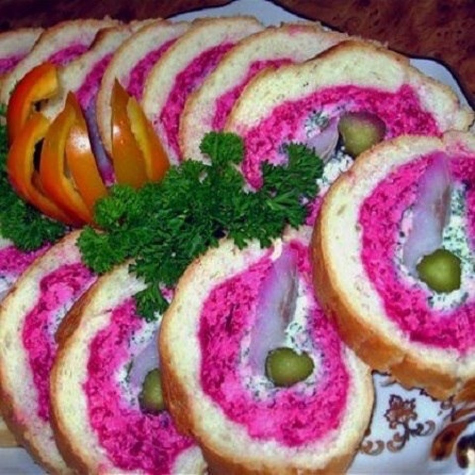 Красивая подача селедки