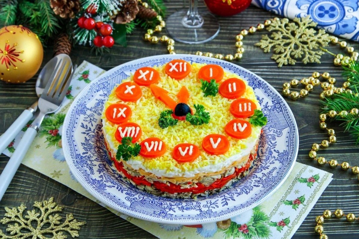 К празднику.салаты