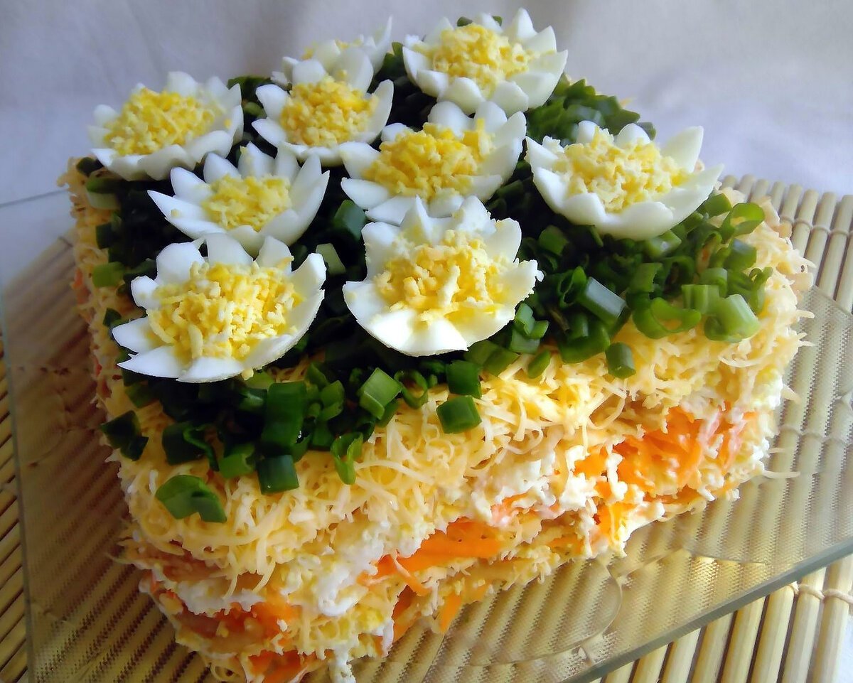 Красивые салаты на день рождения