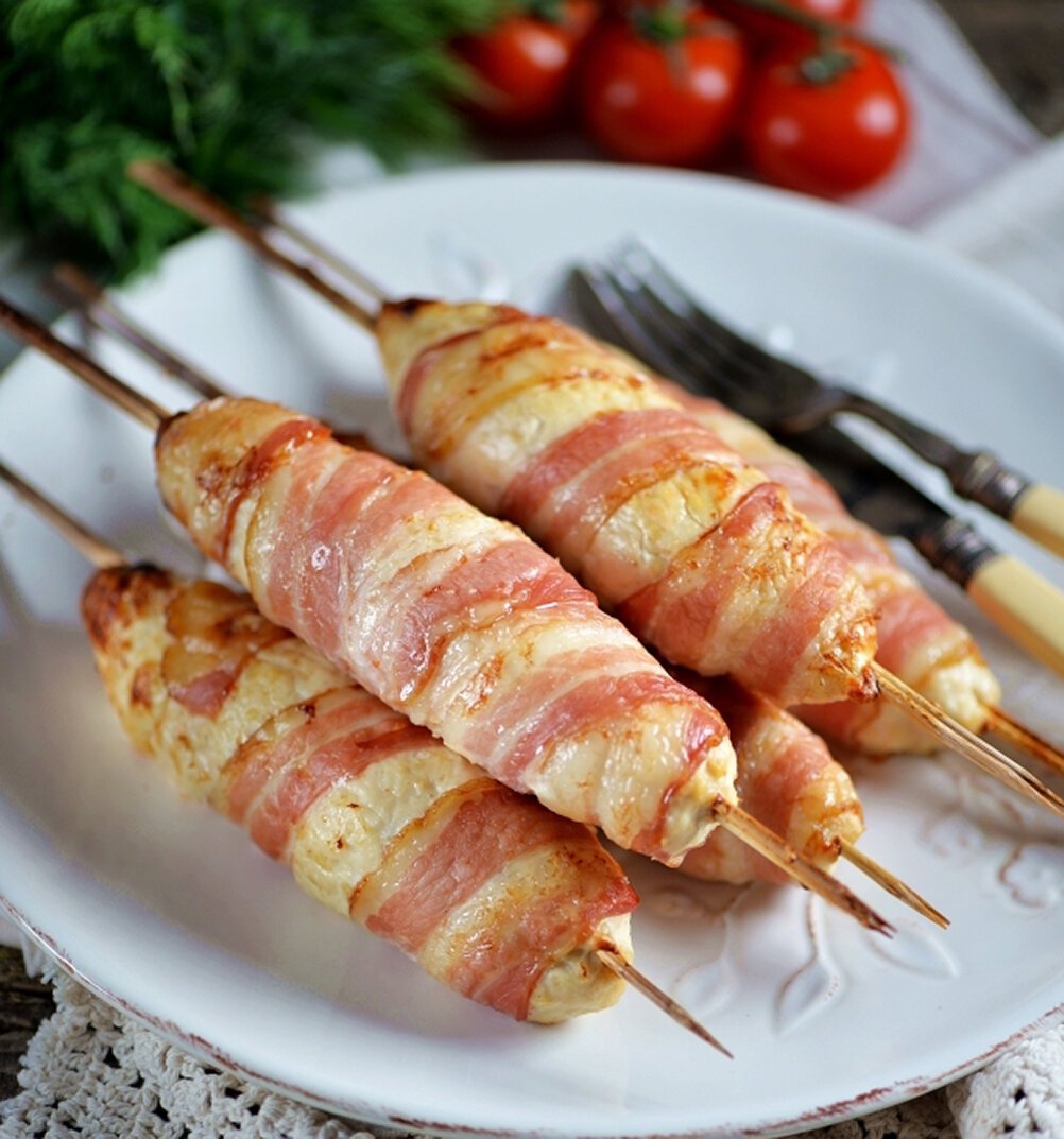 Украсить курицу на блюде