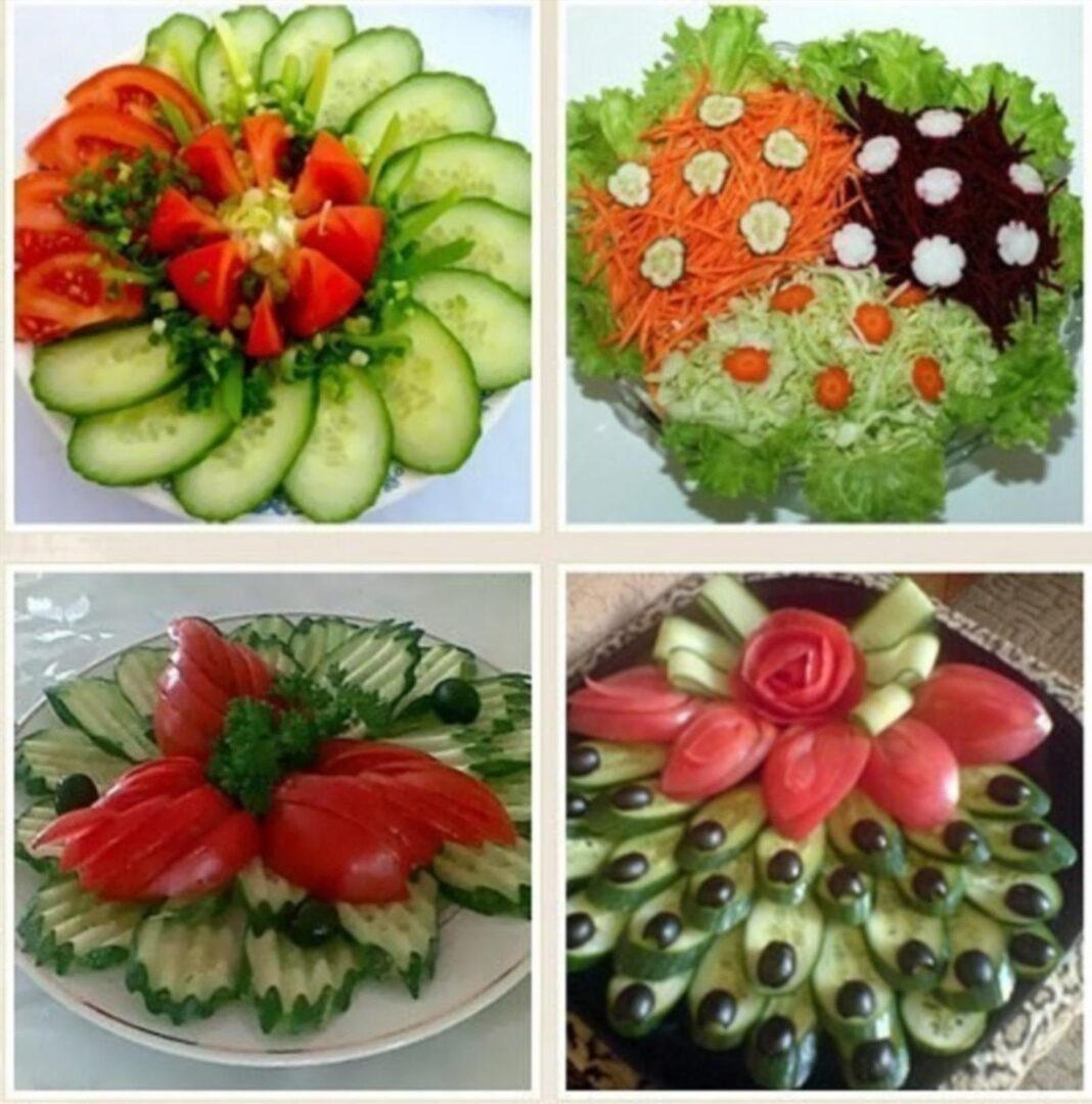 Украшения из овощей