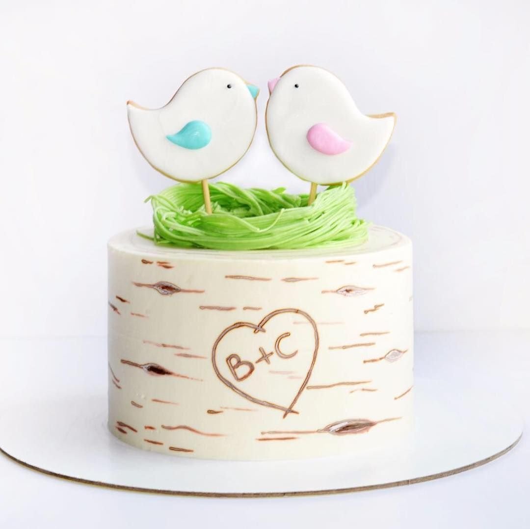 Бенто торт на свадьбу для молодоженов