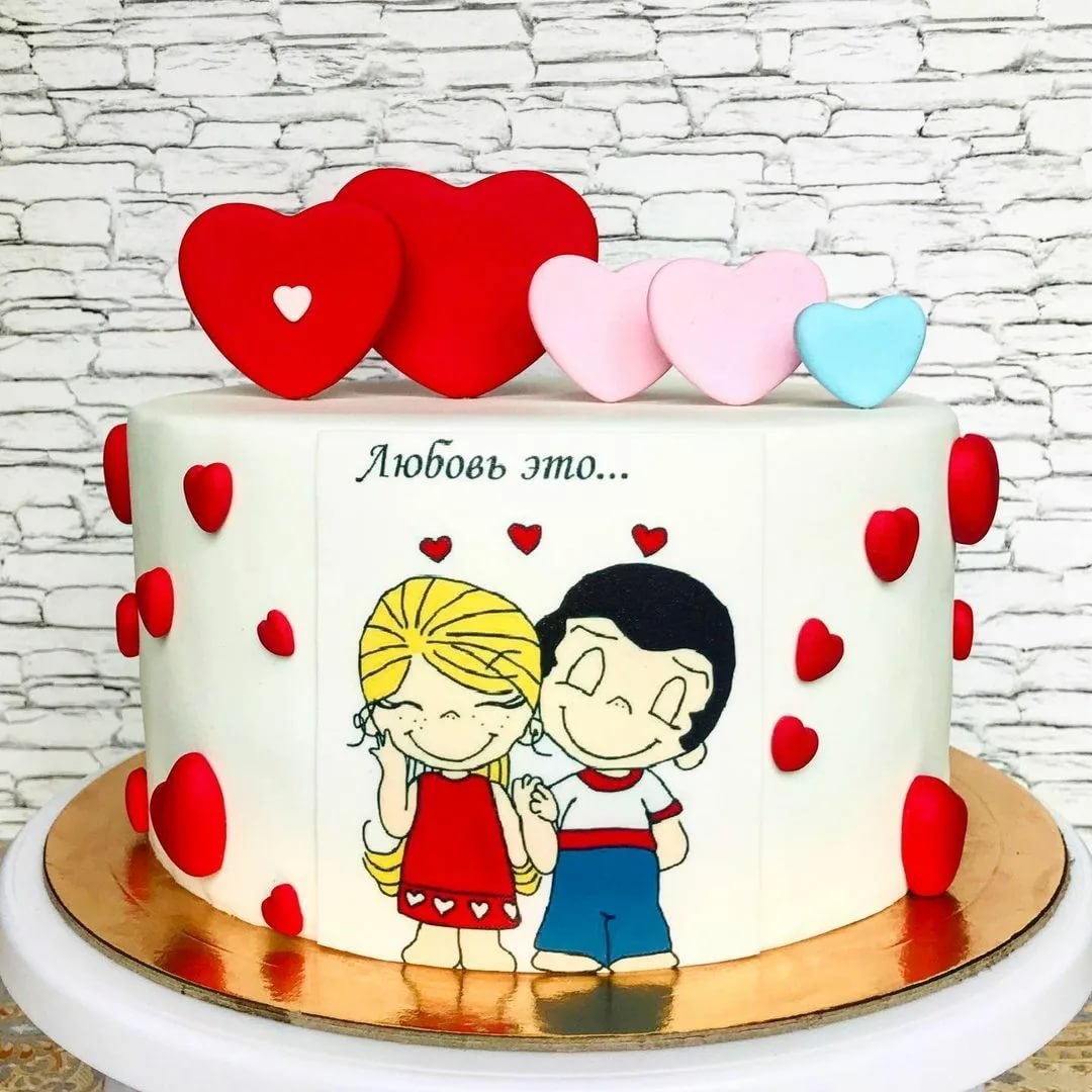 Бенто торт с надписью