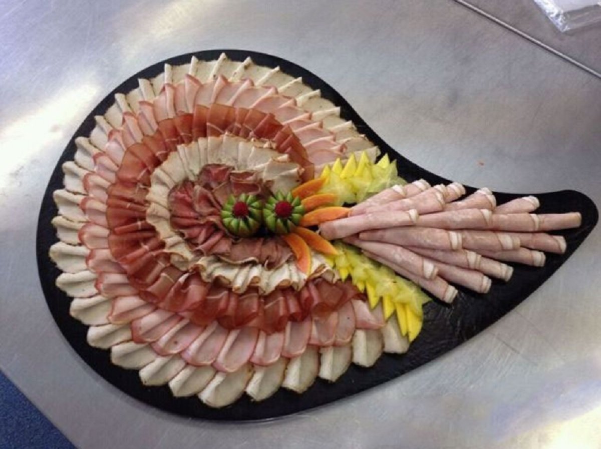 Красивая сервировка блюд