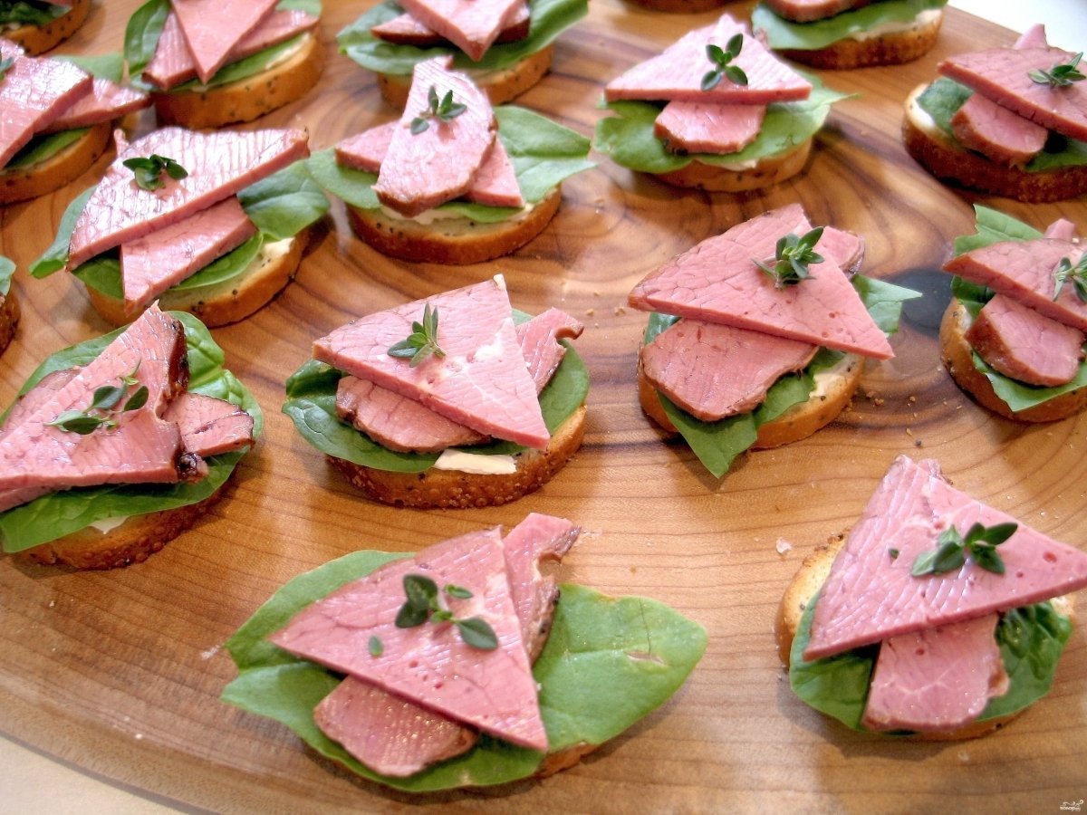 Бутерброды для фуршета