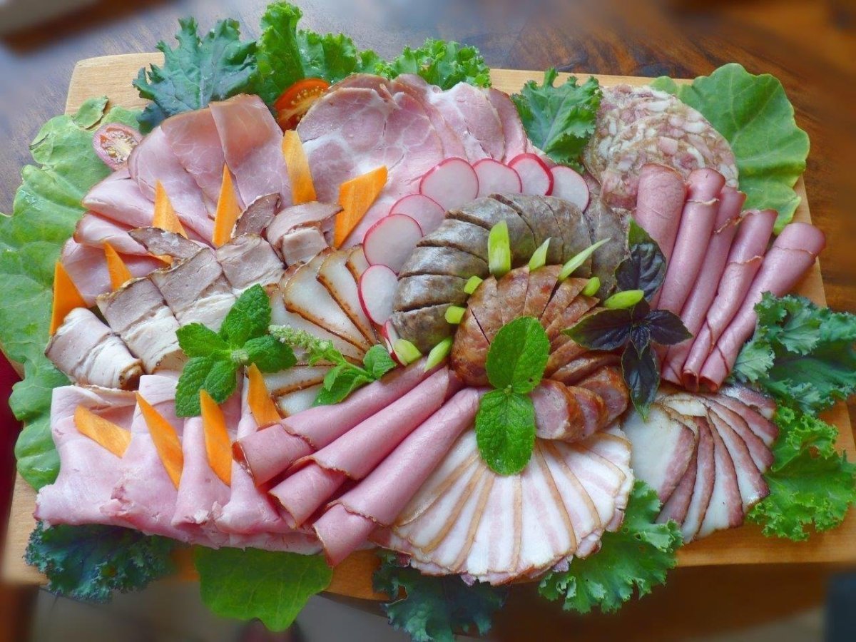 Тарелка Рыбное ассорти на праздничный стол