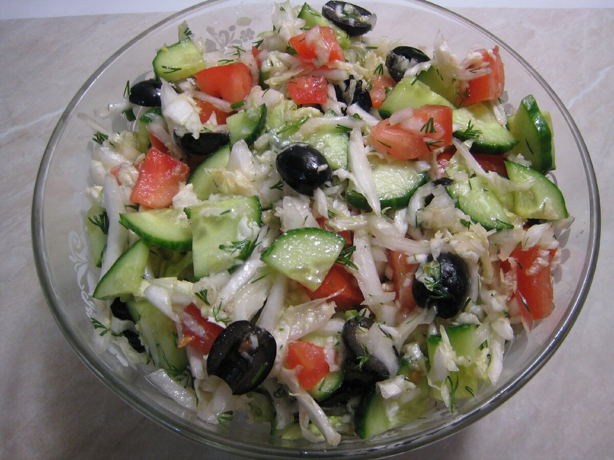 Салаты без майонеза