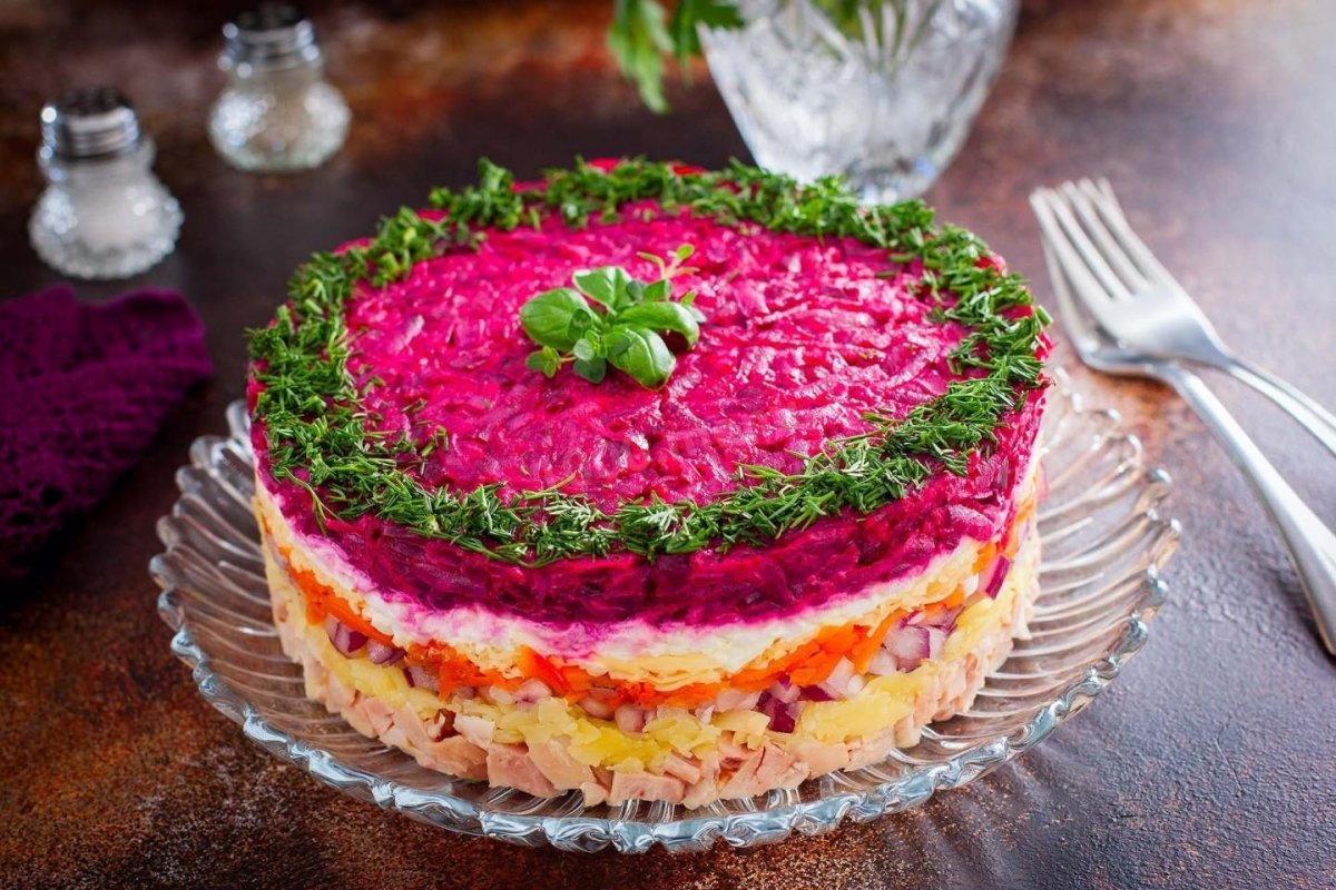 Вкусные овощные салаты на праздничный стол простые