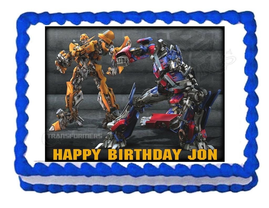 Фотопечать для торта трансформеры Оптимус Прайм