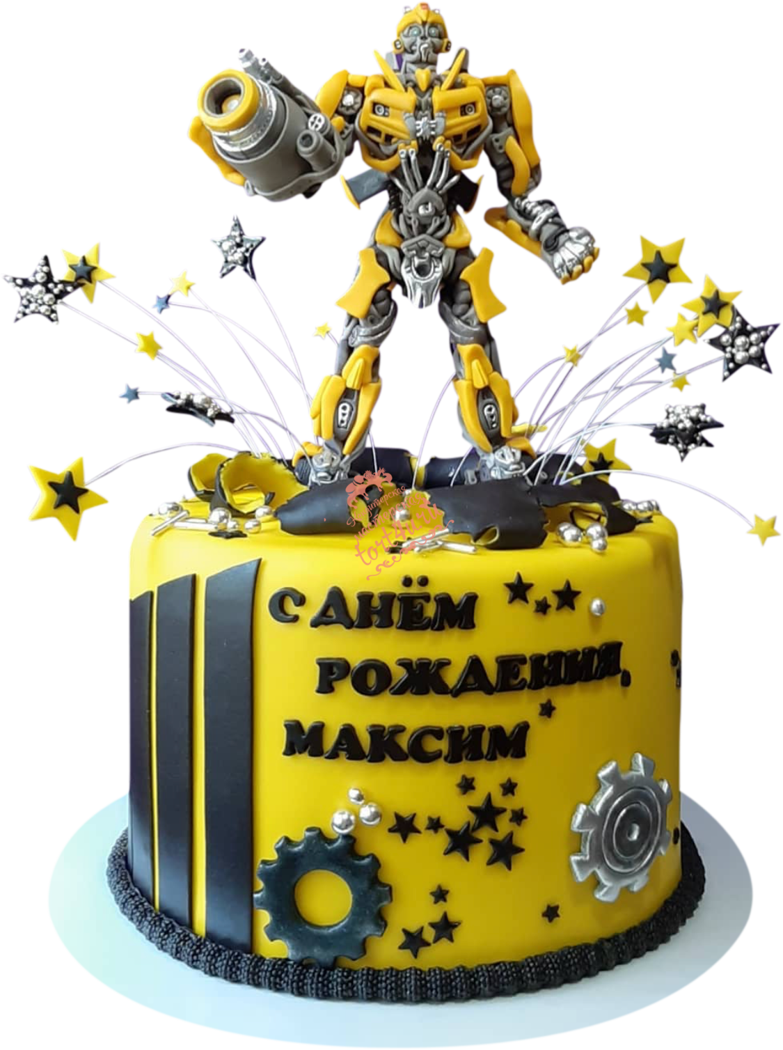 Бамблби трансформер для вафельной печати