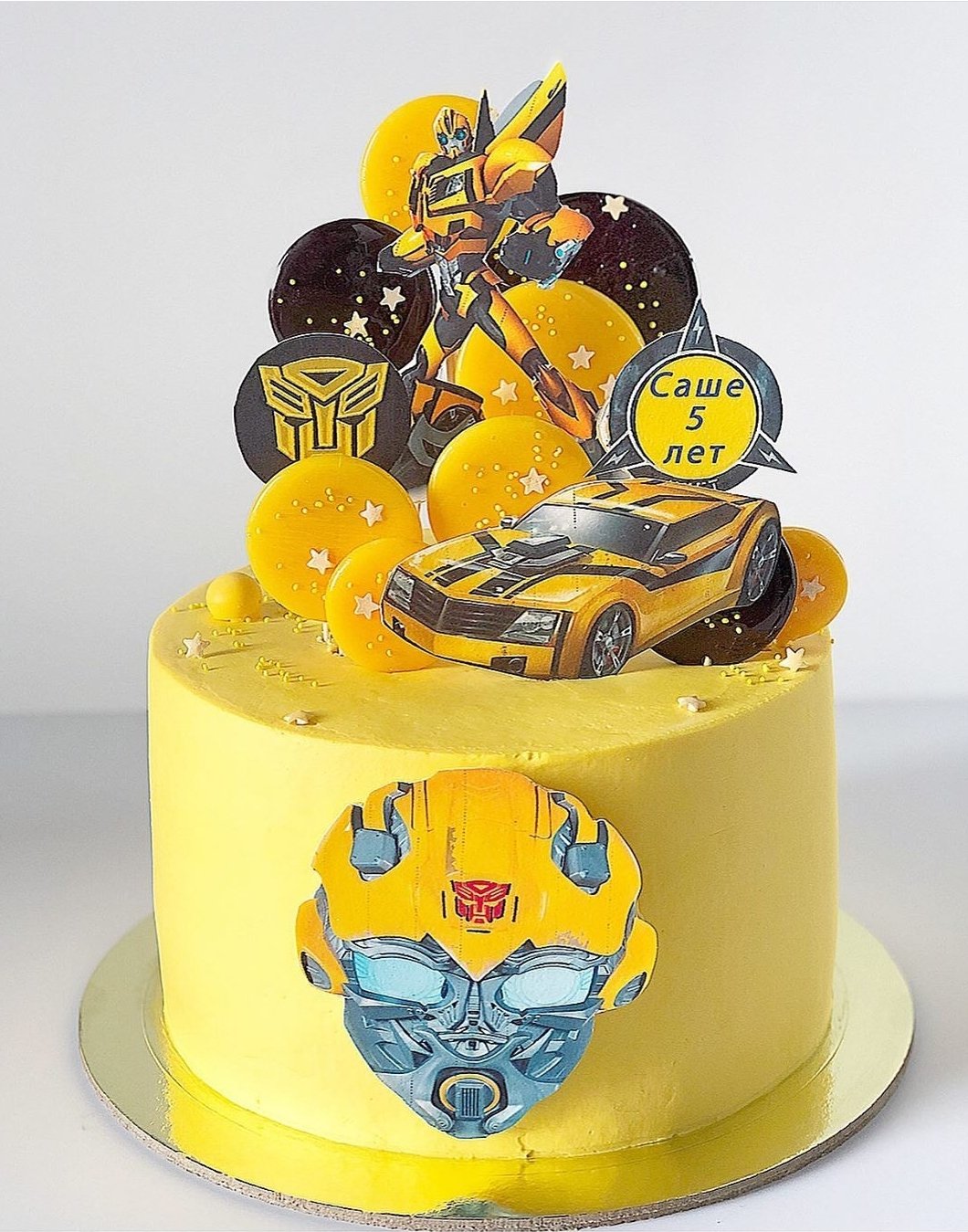 Торт Бамблби и Оптимус Прайм