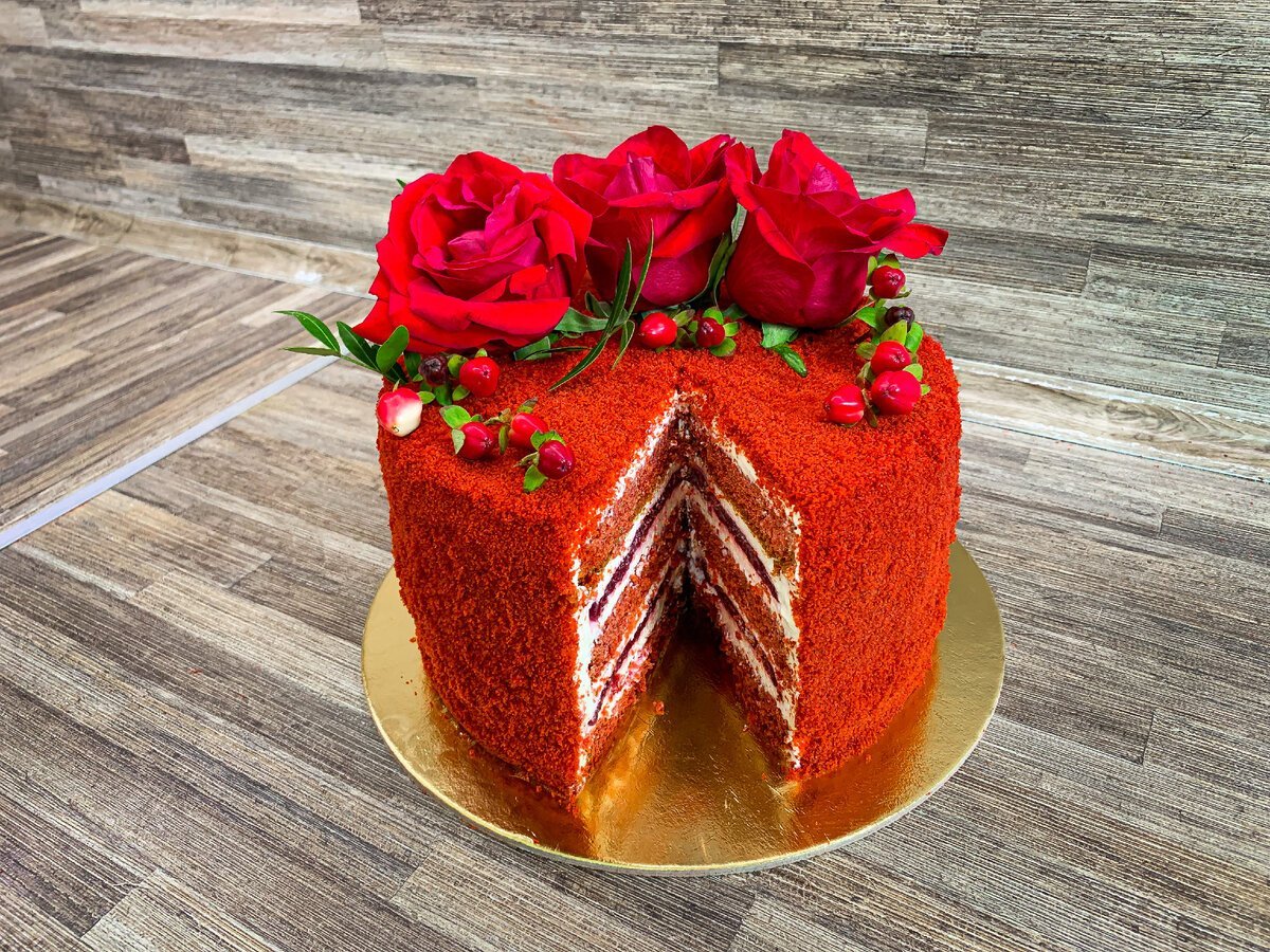 Торт красный бархат Шоколадница