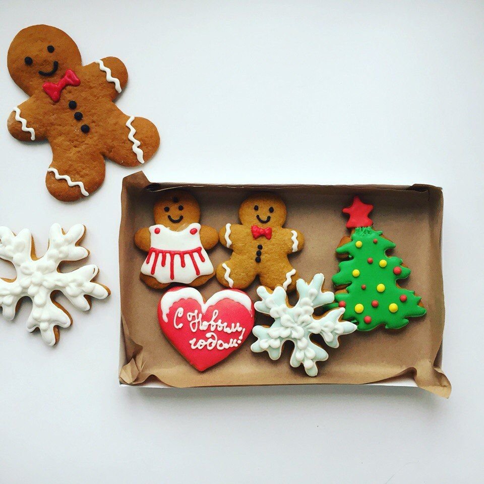 Имбирные пряники новогодние