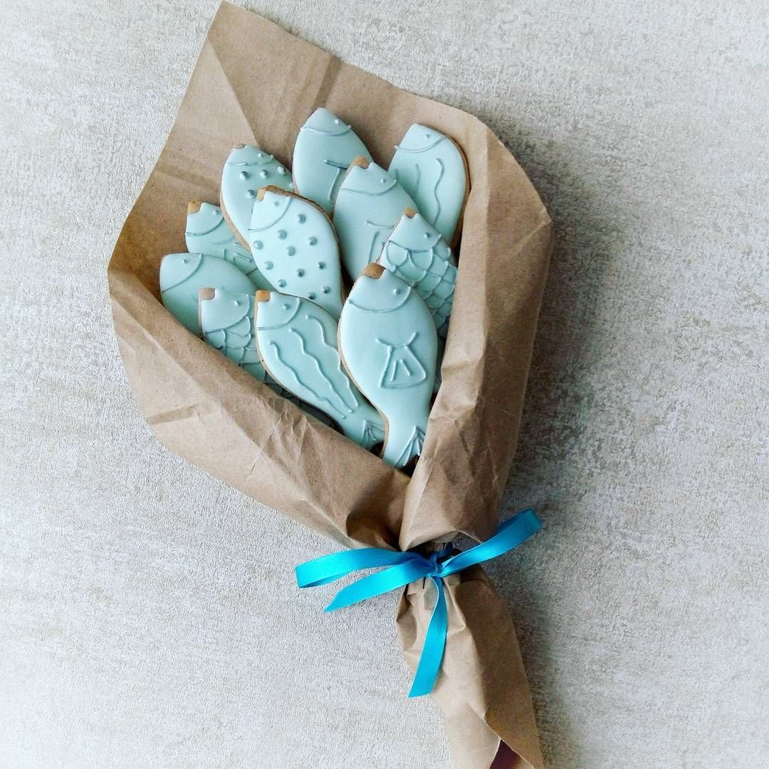 Пряники украшенные глазурью новогодние