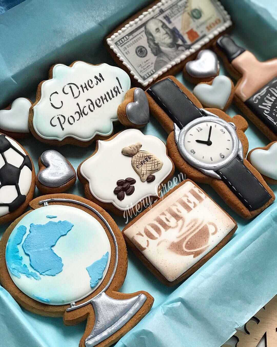 Имбирные пряники на крестины