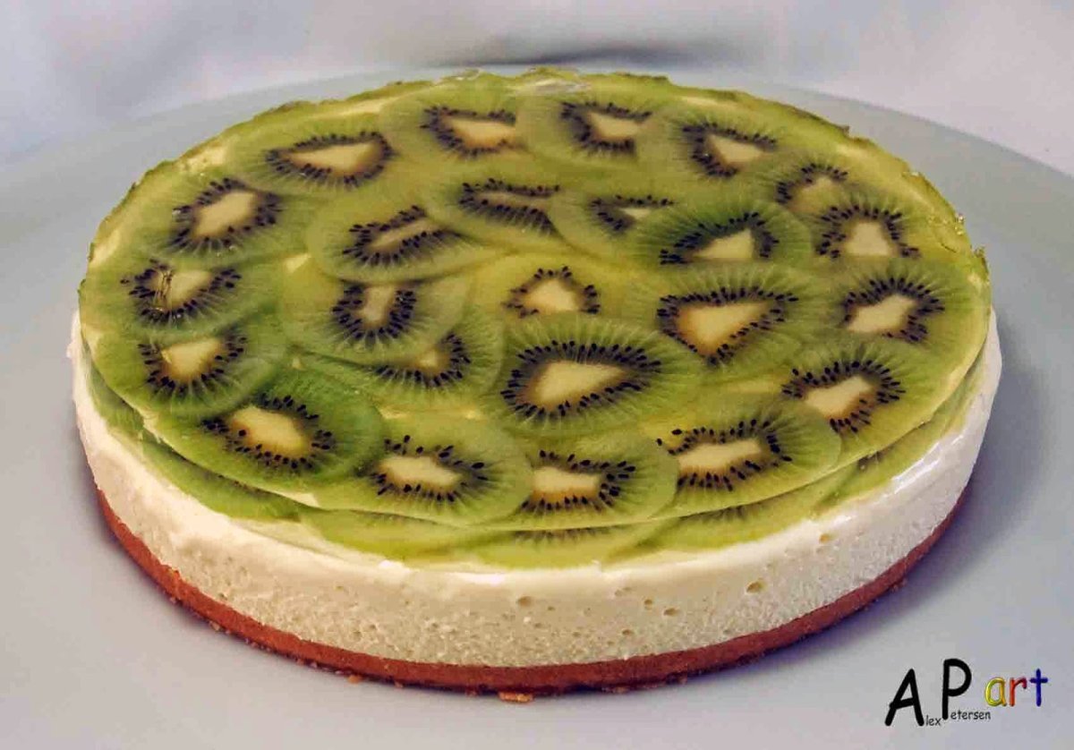 Торт киви клубника