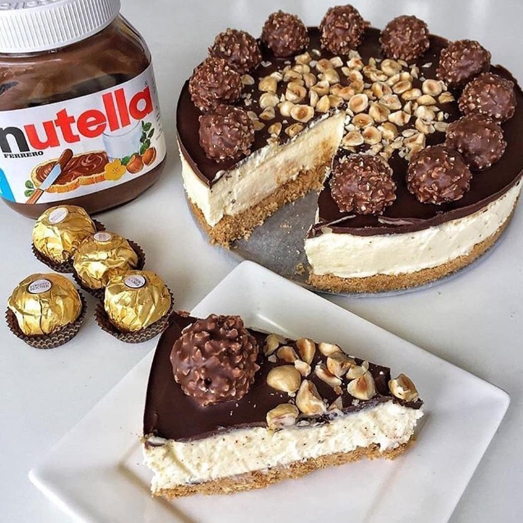 Торт ферреро роше с безе