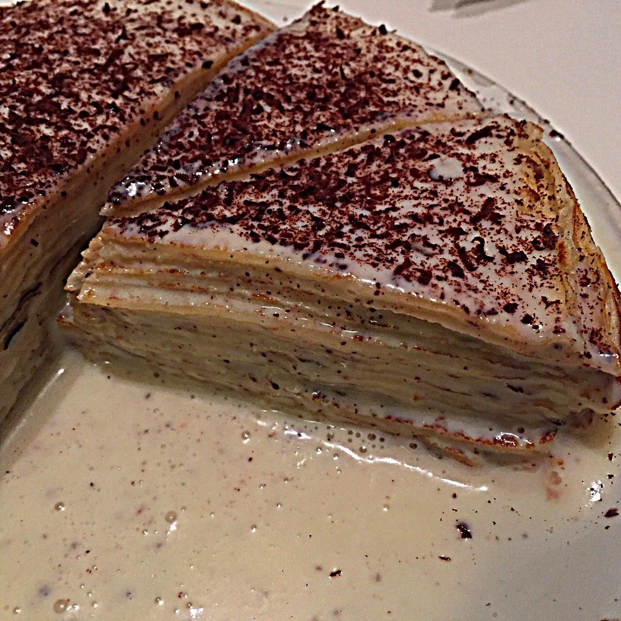 Блинный торт с сгущенкой рецепт с фото