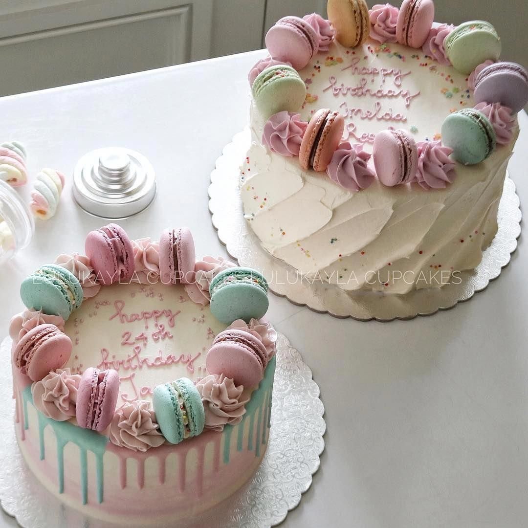 Украшение торта маленькими безешками