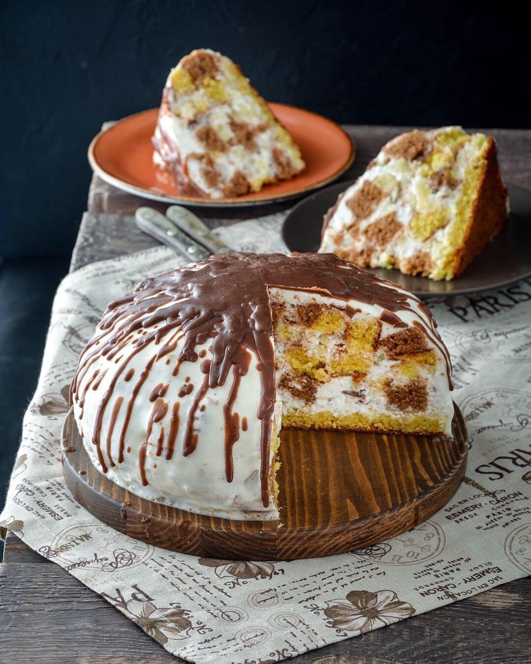 Вкусный сметанный торт