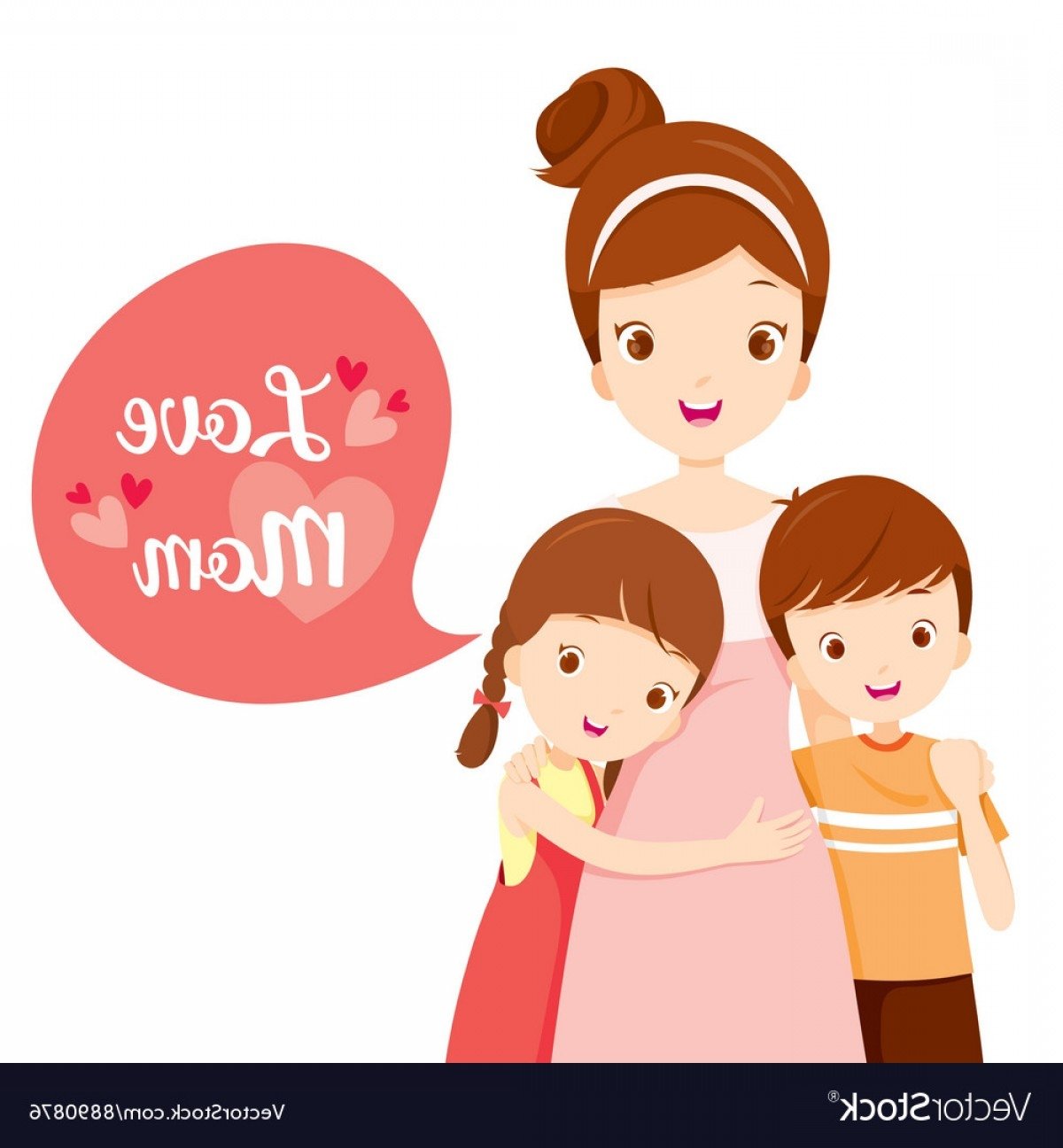 Креативный рисунок ко Дню матери