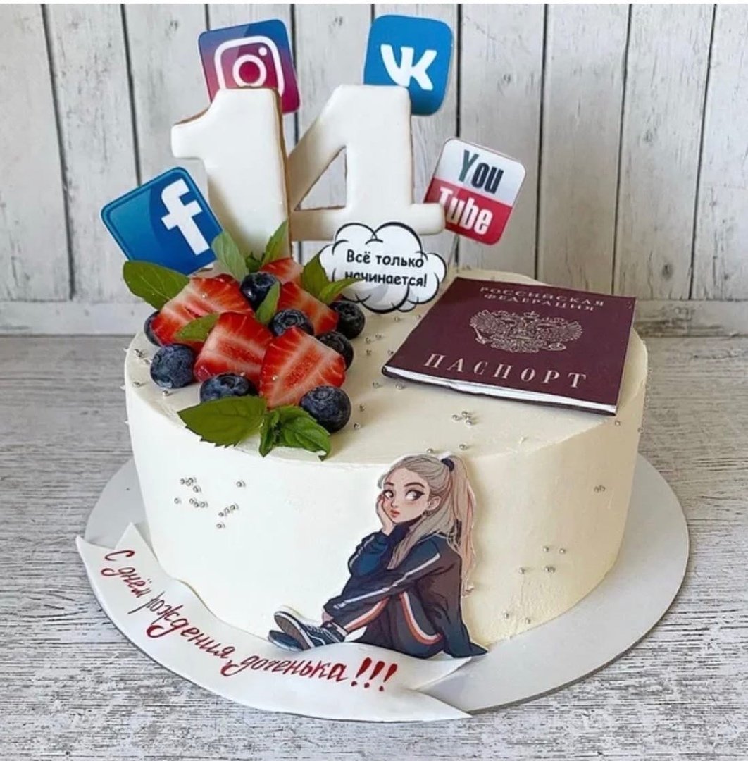 Торт для девочки подростка