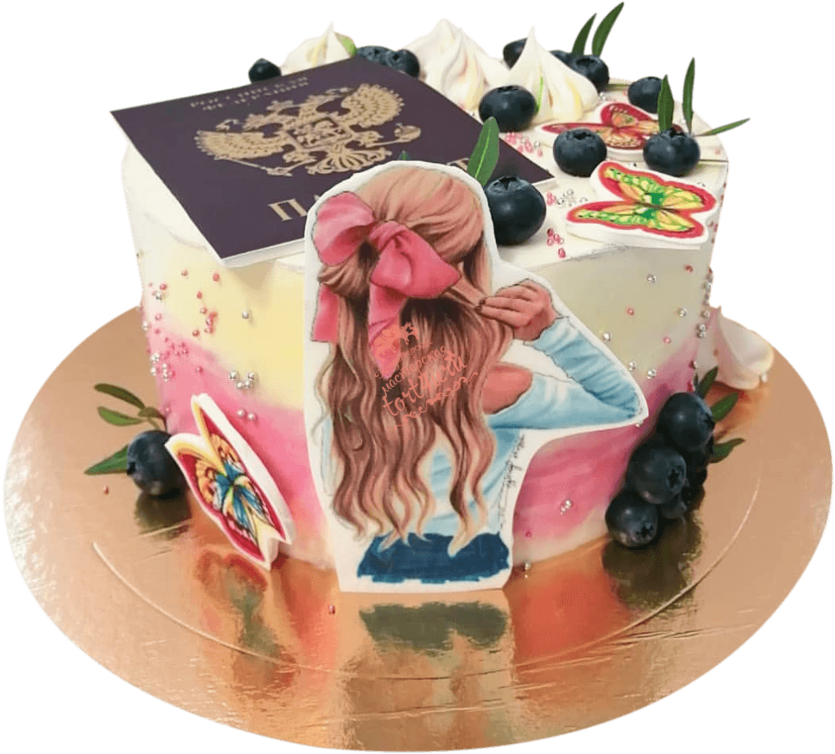 Обложка российского паспорта