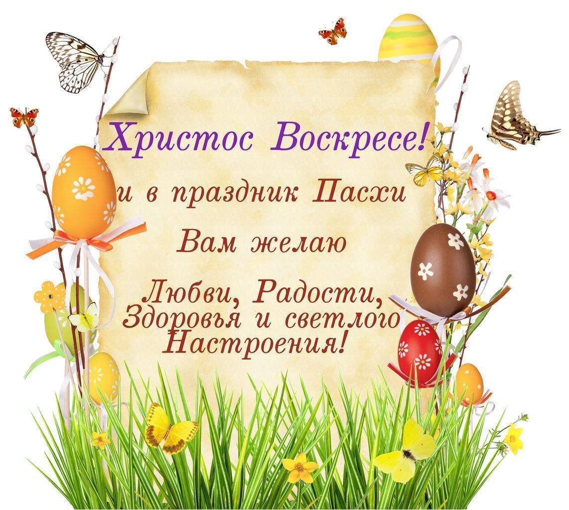 Поздравление с Пасхой