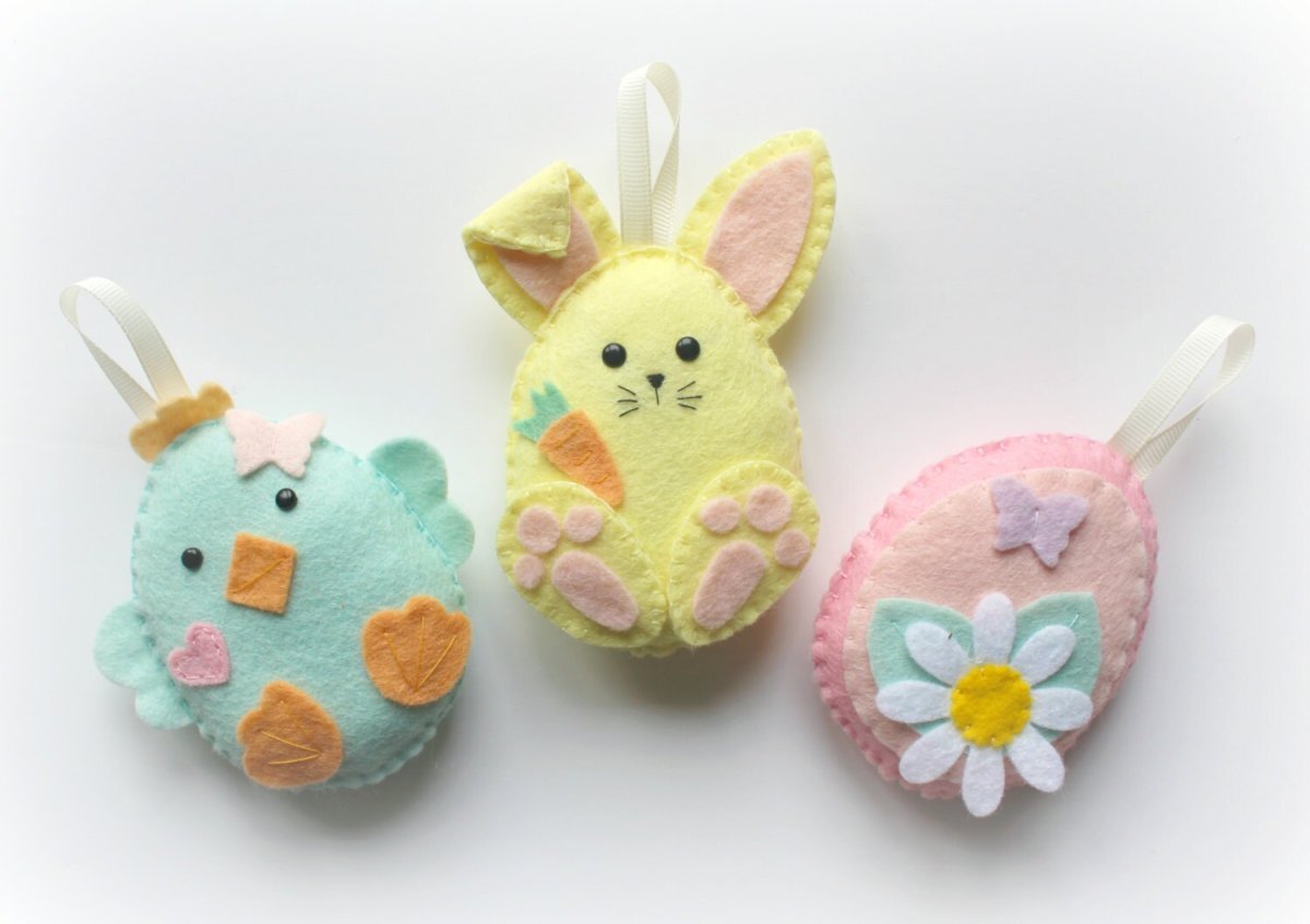 Цыпленок из фетра на Пасху